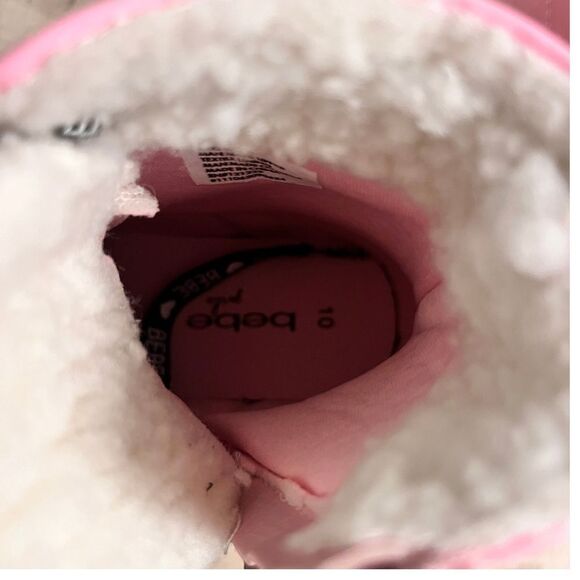 Bebe Girls Pink Combat Boots- 10​ - Picture 5 of 6